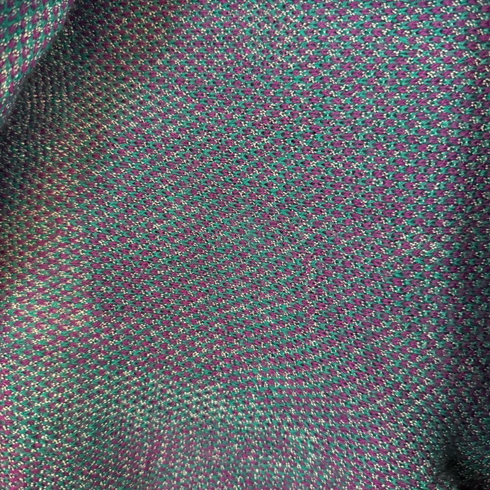 Colorful Geometric Patterned Scarf - Picture 4 of 4
